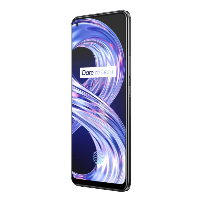 Realme 8 (128GB, Dual Sim, Punk Black, Special Import)-Smartphones (New)-Connected Devices