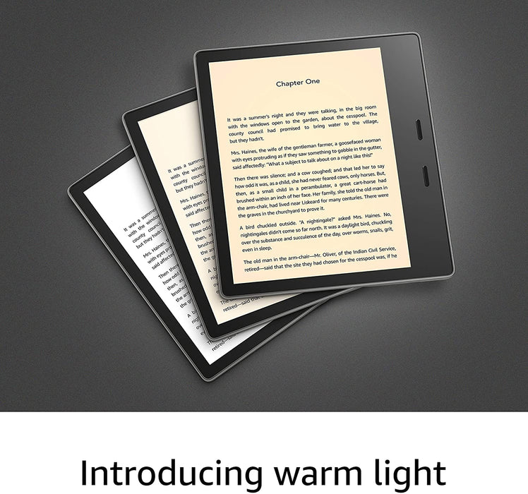 Amazon Kindle Oasis (2019, 10th Gen, 7", 32GB, Wi-Fi, Graphite, Special Import)