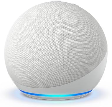 Amazon Echo Dot (5th Gen, Glacier White, Special Import)