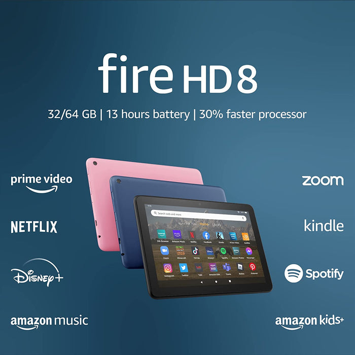Amazon Fire HD 8 Tablet (2022, 32GB, Black, Special Import)