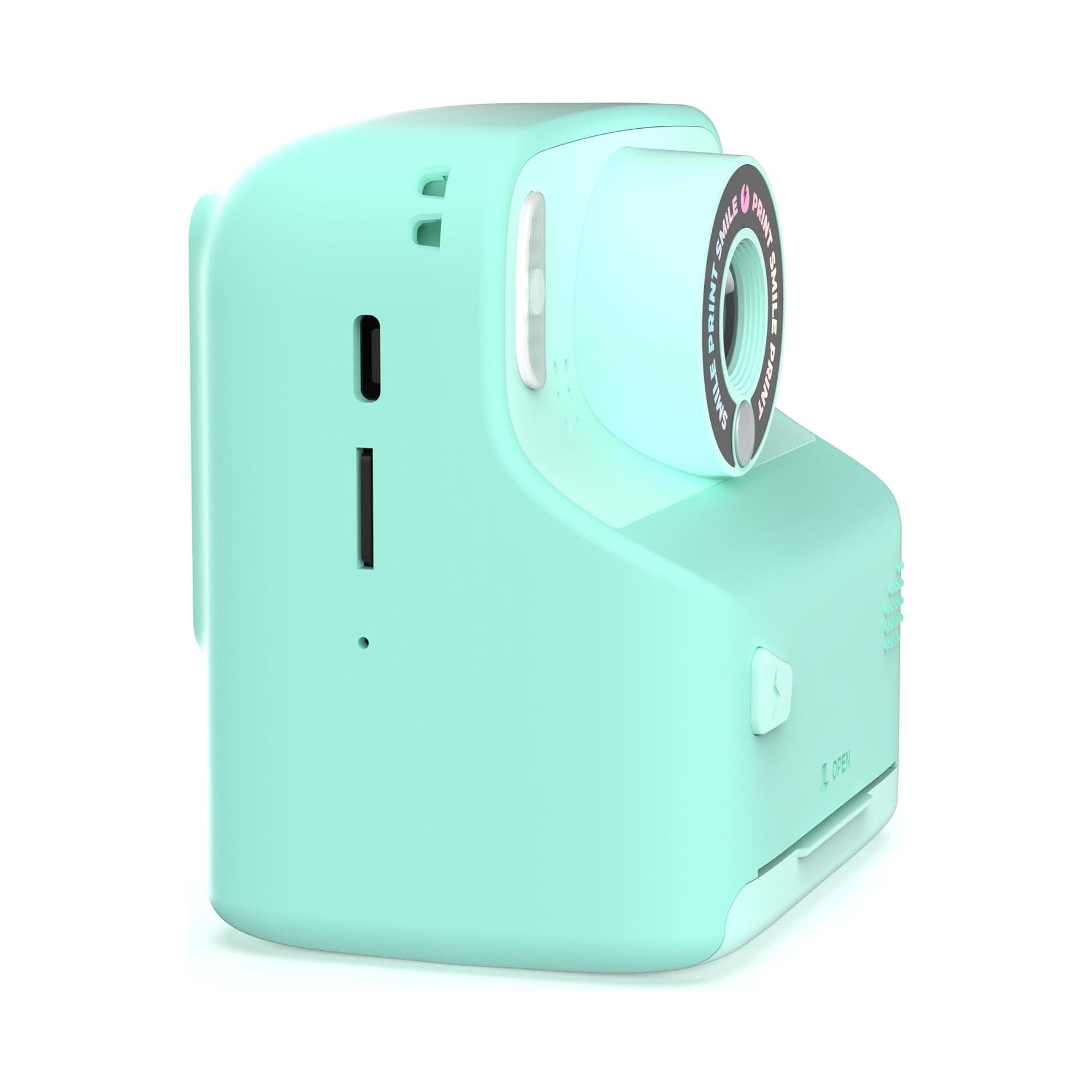 Mobility On Board Pixiprint Click & Print Instant Camera (Turquoise, S ...