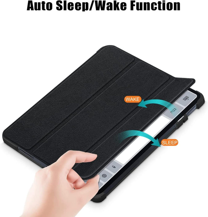 Xiaomi Pad 6 and 6 Pro Tri fold Protective Cover with Multi-Angle Stand (Black, Special Import)