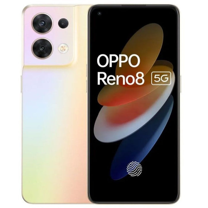 Oppo Reno8 5G (256GB, Dual Sim, Shimmer Gold, Special Import)