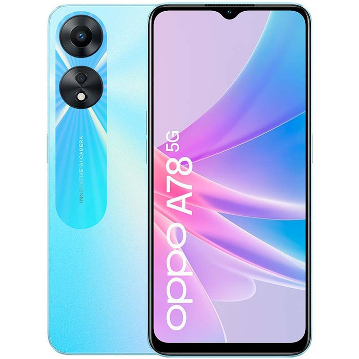 Oppo A78 5G (4/128GB, Dual Sim, Blue , Special Import)