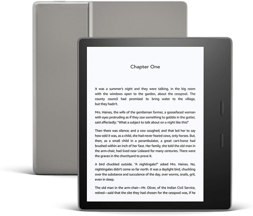 Amazon Kindle Oasis (2019, 10th Gen, 7", 32GB, Wi-Fi, Graphite, Special Import)