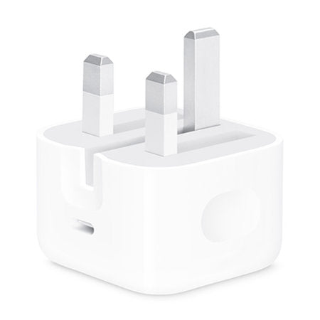 Official Apple 20W USB-C Fast Charger With Folding Pins (White, Special Import)