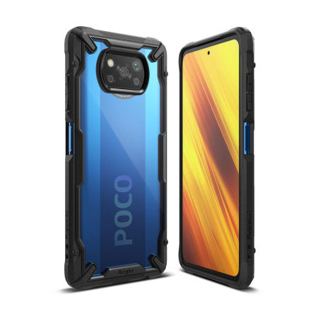 Ringke Fusion X Xiaomi Poco X3 NFC Case (Black, Special Import)-Accessories - Smartphones - Cases-Connected Devices