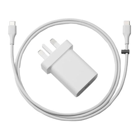 Official Google 18W USB-C Charger with Type-C Cable (White, Special Import)