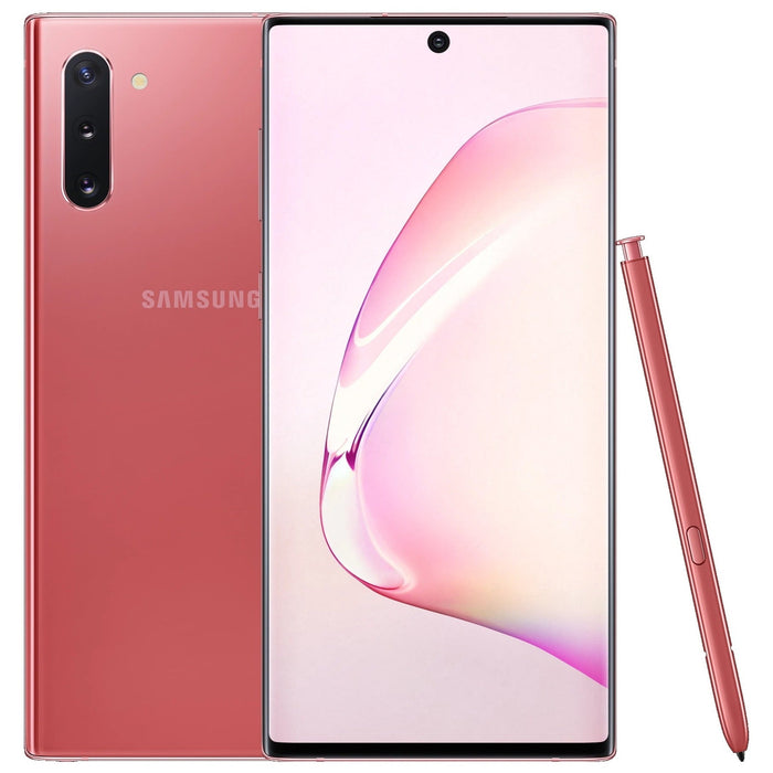 Samsung Galaxy Note 10 (256GB, Dual Sim, Pink, Special Import)-Smartphones (New)-Connected Devices