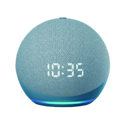 Amazon Echo Dot With Clock (4th Gen, Twilight Blue, Special Import)