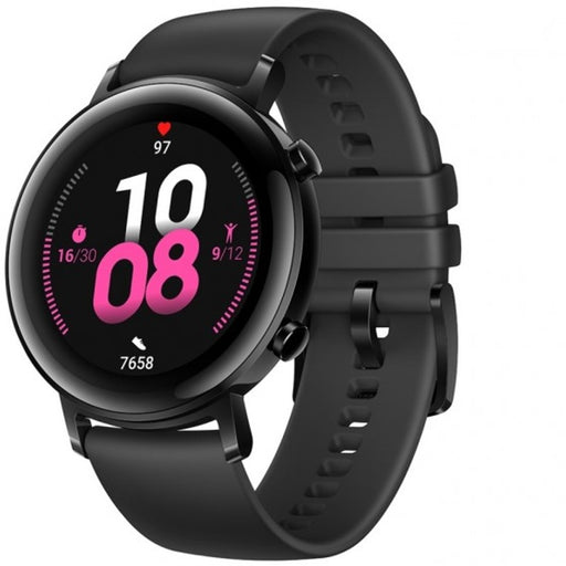 Huawei Watch GT 2 Sport (Bluetooth, 42mm, Black Silicone Strap, Special Import)-Wearables (New)-Connected Devices