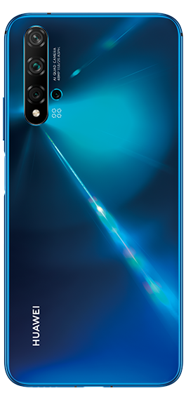 Huawei Nova 5T (128GB, Dual Sim, Blue, Special Import)-Smartphones (New)-Connected Devices