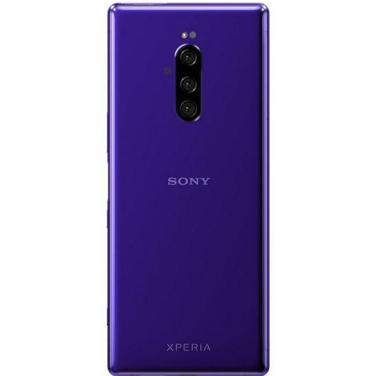 Sony Xperia 1 (128GB, Dual Sim, Purple, Special Import)-Smartphones (New)-Connected Devices