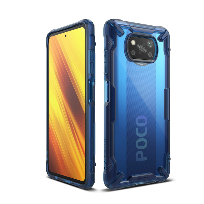 Ringke Fusion X Xiaomi Poco X3 NFC Case (Blue, Special Import)