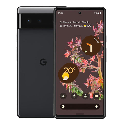 Google Pixel 6 5G (128GB, Stormy Black, Special Import)-Smartphones (New)-Connected Devices
