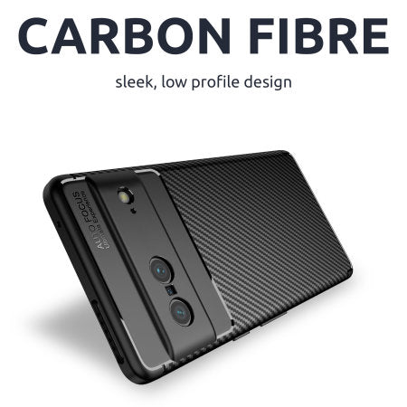 Olixar Google Pixel 7 Carbon Fibre Case (Black, Special Import)