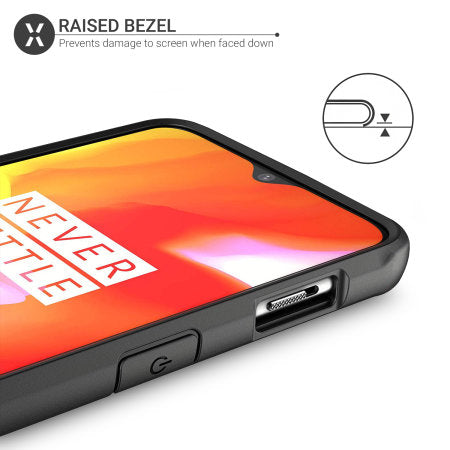 Olixar NovaShield OnePlus 7 Bumper Case (Black, Special Import)