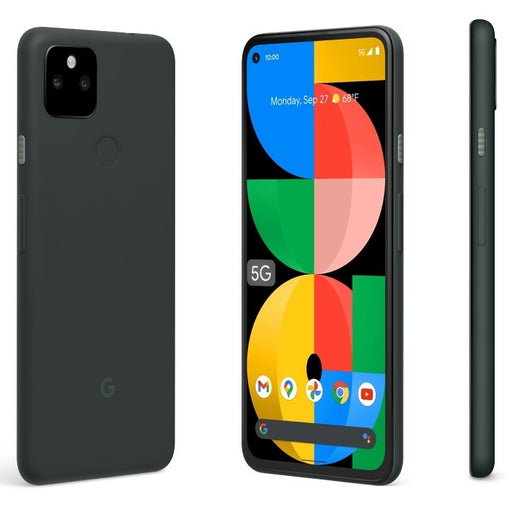 Google Pixel 5A 5G (128GB, Mostly Black, Special Import)-Smartphones (New)-Connected Devices