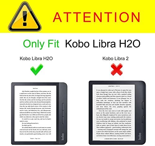 Fintie SlimShell Kobo Libra H2O Sleepcover (Black, Special Import)