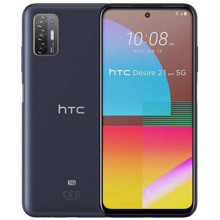 HTC Desire 21 Pro 5G (128GB, Dual Sim, Blue, Special Import)-Smartphones (New)-Connected Devices
