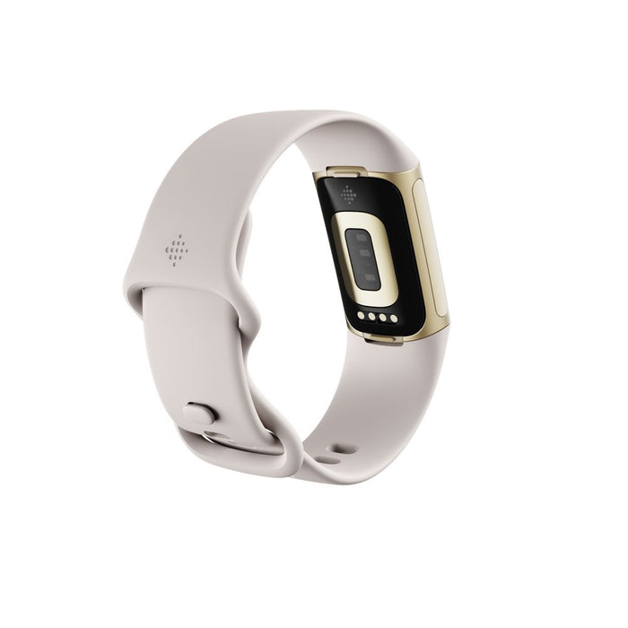 Fitbit Charge 5 (Lunar White/Rose, Bluetooth, Special Import)