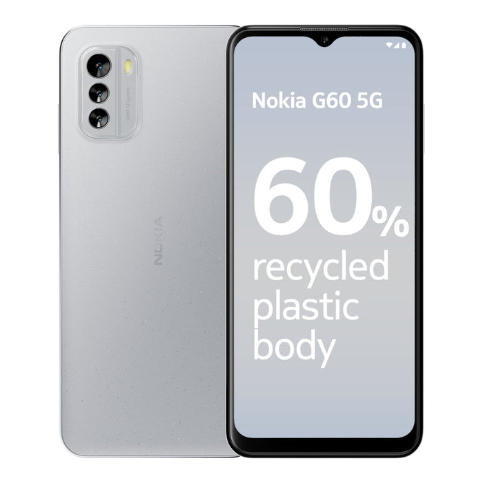 Nokia G60 5G (128GB, Dual Sim, Ice Grey, Special Import)