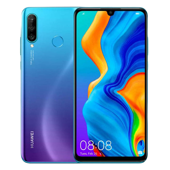 Huawei P30 Lite (128GB, Dual Sim, Blue, Special Import)-Smartphones (New)-Connected Devices