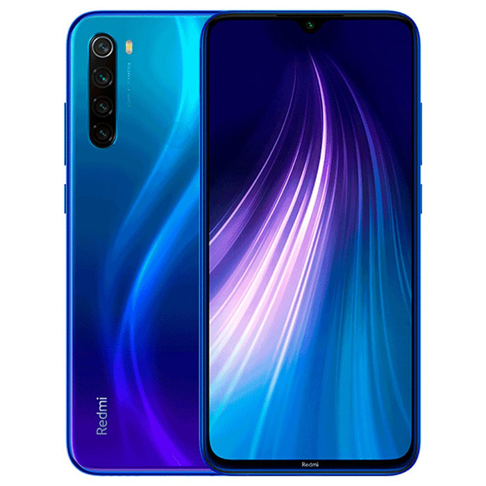 Xiaomi Redmi Note 8 (2021, 64GB, Dual Sim, Blue, Special Import)-Smartphones (New)-Connected Devices