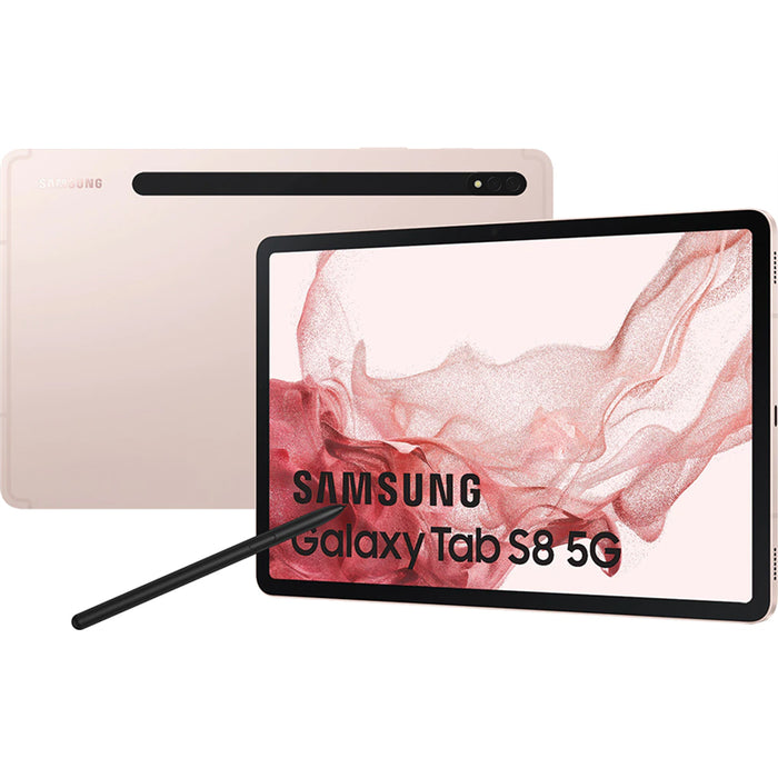 Samsung Galaxy Tab S8 (128GB, 5G, Pink, Special Import)