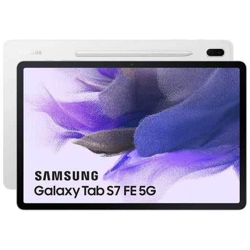 Samsung Galaxy Tab S7 FE 5G (64GB, Silver, Special Import)-Tablets (New)-Connected Devices