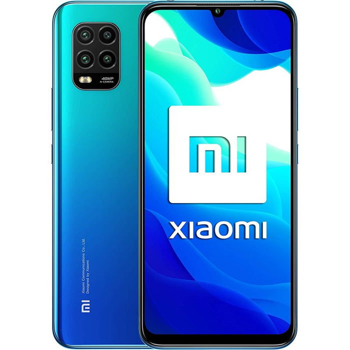 Xiaomi Mi 10 Lite 5G (64GB, 6GB RAM, Dual Sim, Blue, Special Import)-Smartphones (New)-Connected Devices