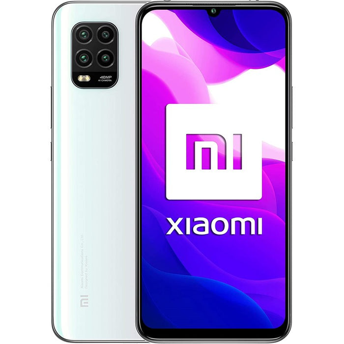 Xiaomi Mi 10 Lite 5G (128GB, 6GB RAM, Dual Sim, White, Special Import)-Smartphones (New)-Connected Devices